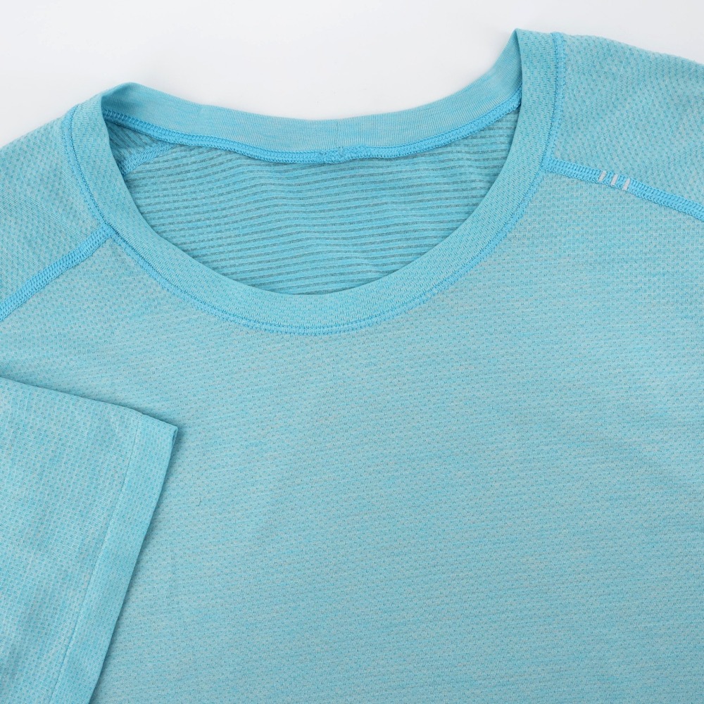 Lululemon Metal Vent Tech 2.0 Shirt Aqua Blue Short Sleeve Mens XL